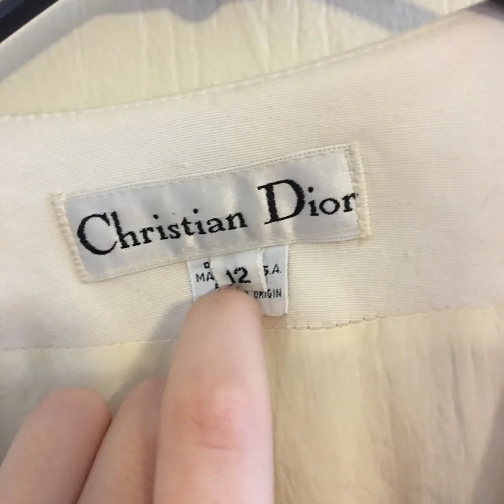 Dior White Women's Blazer Jacket
